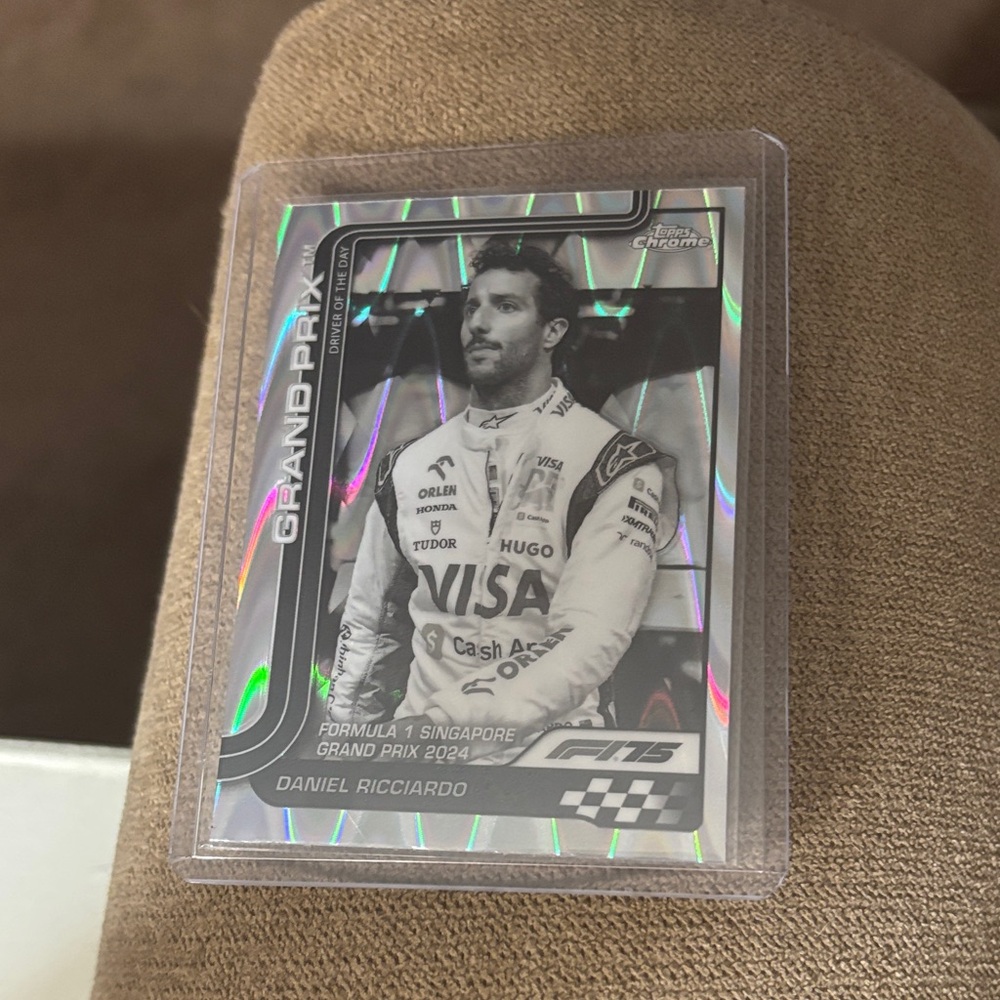 Daniel Ricciardo VISA Grand Prix Chrome Trading Card F1 2025 Topps Chrome
